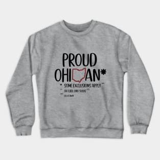 Proud Ohioan | Funny Ohio Pride Crewneck Sweatshirt